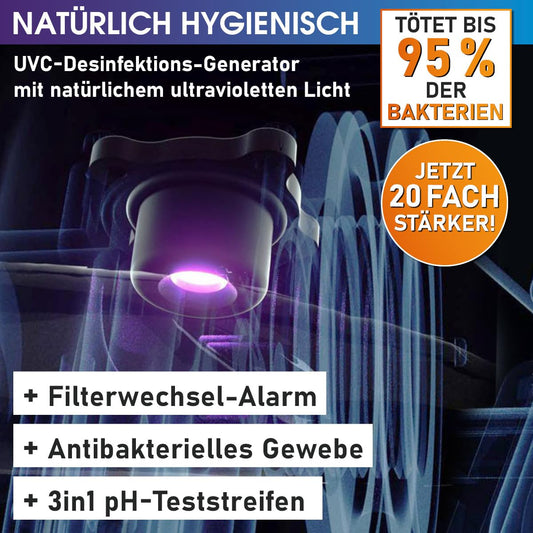 BRAST Whirlpool MSpa Oslo Plus XXL, feste Außenwand, LED mit 20 Farben, 6 Personen, 180x180x65 cm, 140 Massagedüsen, winterfest, In- & Outdoor